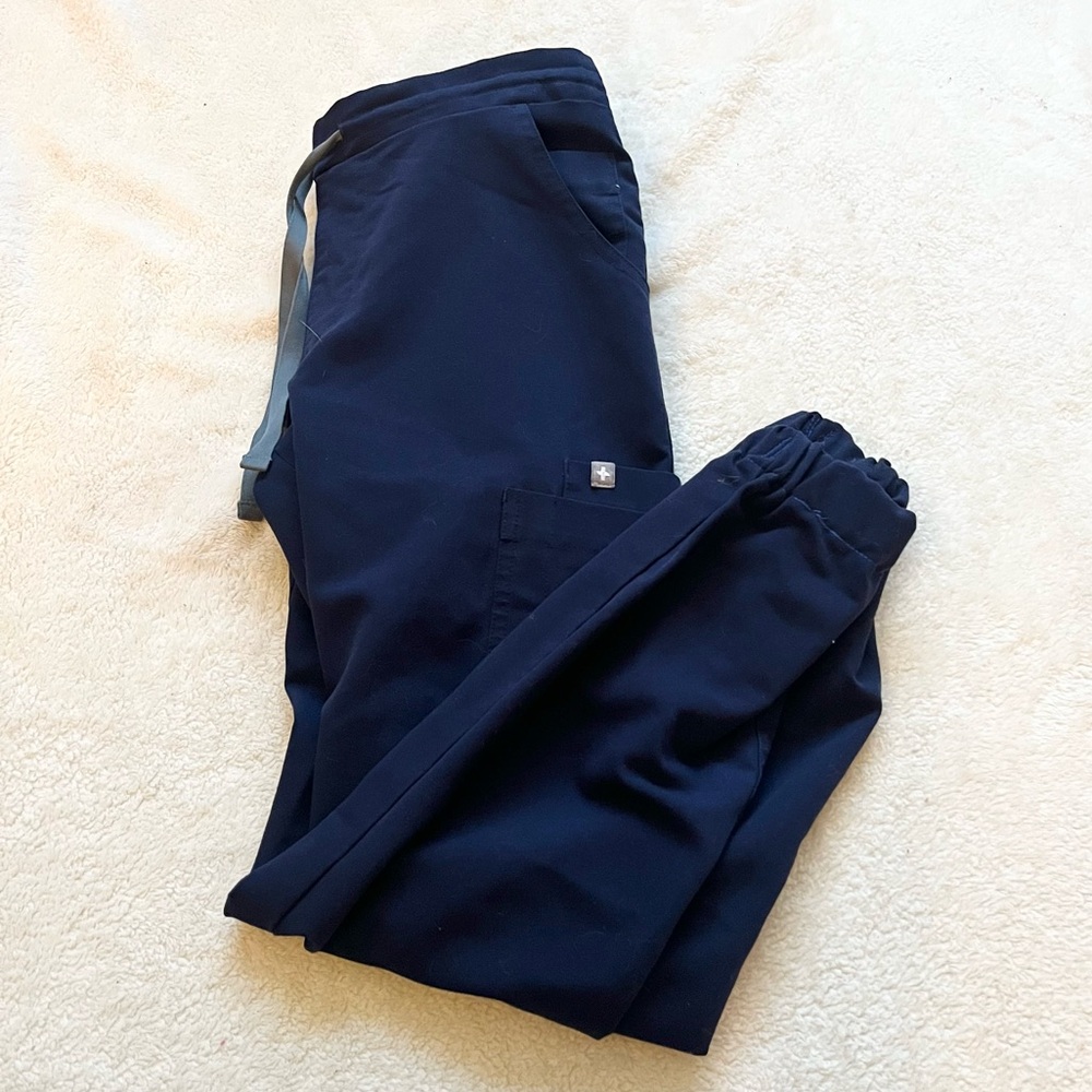 FIGS Zamora Scrub Pants Navy